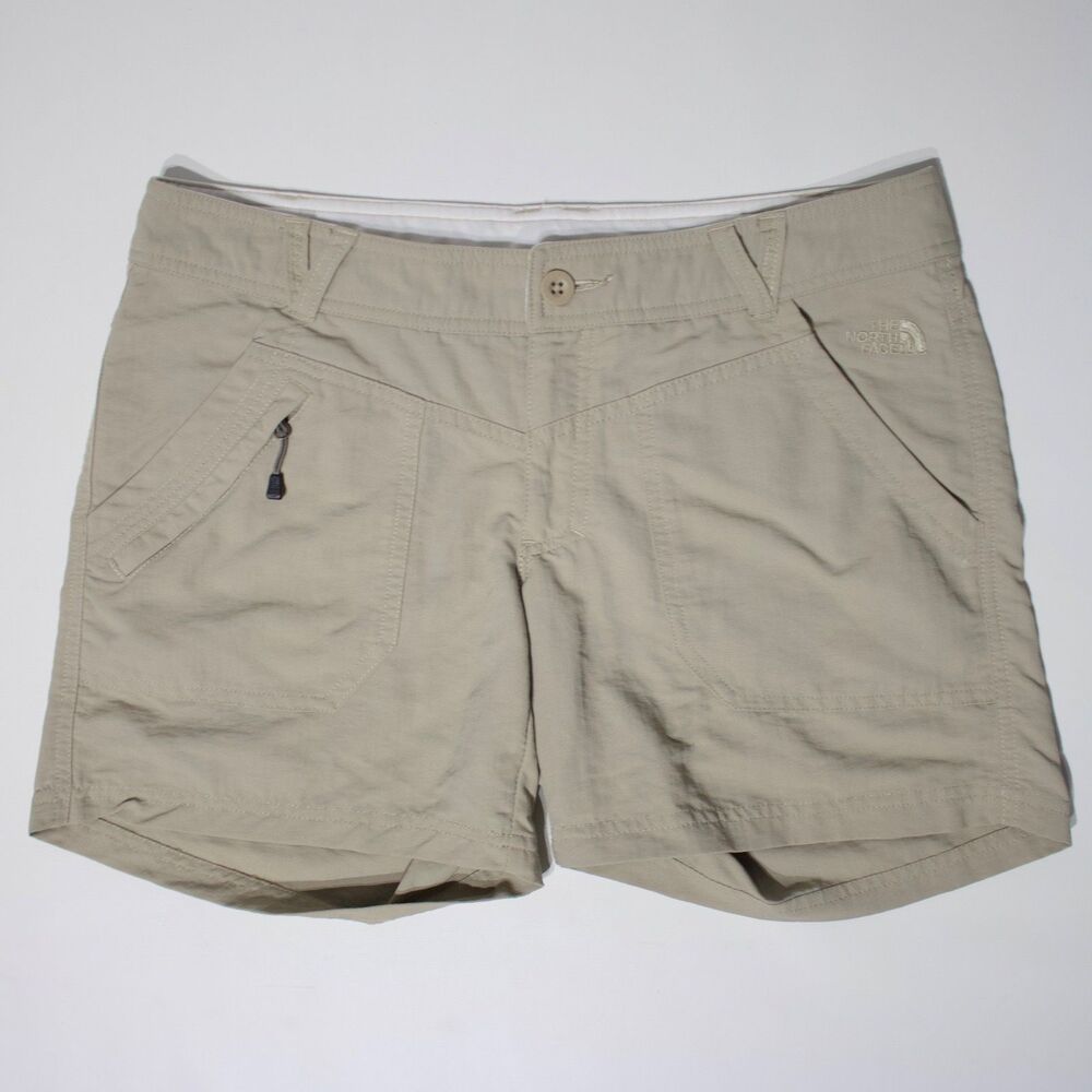 The North Face Women's Hiking Shorts Beige Tan ~ Size 8 (Waist 32) A7